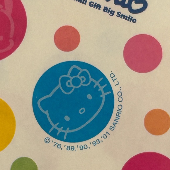 COPY - Vintage Sanrio Store Gift Bags Asst 1993-2014 12 Pcs  (9) L 14x10 & (3) … - Picture 3 of 16